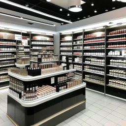 Big cosmetic shop with high quality brands