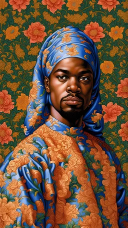 Kehinde Wiley portrait of Muslim
