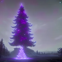 A warlock Christmas tree