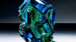 hypercubic sapphire emerald giant ear with teeth geometrically impossible