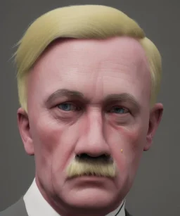 blonde portrait colourful hitler