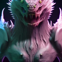 Monster like creature,Ultraviolet dimension, unreal engine 5, 8k resolution, realistic, ultra detailed