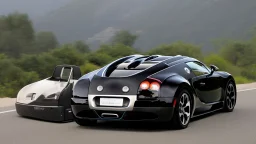 bugatti veyron rear view