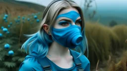 An aesthetic for a person who identifies with the element of water and the zodiac sign Aquarius, and is usually found on a farm. She always wears a mask everywhere.