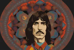 george harrison 3rd eye mandala trippy