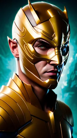 Full Body Ultra realistic full body image of a superhero man with a stylized dragon mask over his eyes, head and forehead, striking symmetrical face, tone mapped, intricate, elegant and highly detailed digital painting, concept art, soft, sharp focus , illustration, magical dream atmosphere, full body