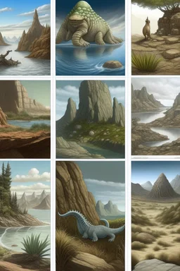 cambrian periode lanscapes
