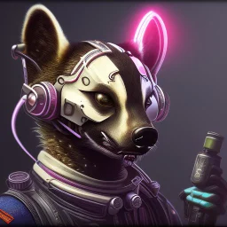 cyberpunk honey badger