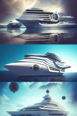 Futuristic cruise, sophisticated, modern, assume year to be 2100