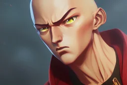 Portrait of Saitama by Jake Bartok