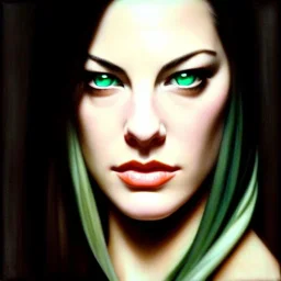 Epic fullsize Drawing of a Photorealistic dramatic hyperrealistic Liv Tyler,Crystal green eyes , elegant, with emerarld necklace, by WLOP, Artgerm ,Greg Rutkowski, Alphonse Mucha