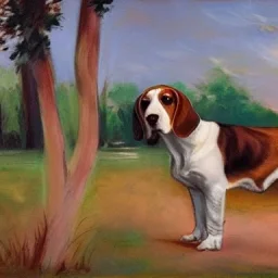 Beagle forrest manet