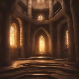 Inside of a wizards tower