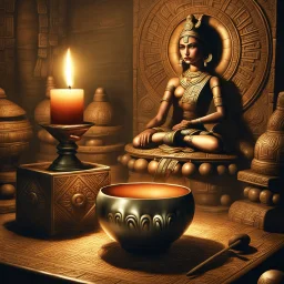 refine and improve this image, do this in Mayan aesthetic