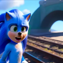 sonic races the subway