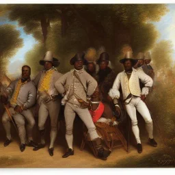 wealthy African American brothers by Jean-Antoine Watteau