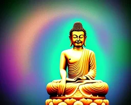 Buddha, bliss, hologram