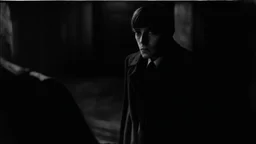 صورة الملف الشخصي هذه تمتلك تفاصيل تثير القشعريرة والخوف في نفوس من ينظرون إليها. تظهر في الصورة مشهدًا غامضًا ومرعبًا، حيث يمكن رؤية ظلال مظلمة تغطي معظم الإطار. الإضاءة مكثفة وغير متوقعة، تسلط الضوء على تفاصيل محددة في الصورة مما يعزز من الغموض. في الزاوية العلوية اليسرى للصورة، هناك ظل لشخص غير معروف يظهر بوضوح جزءًا من وجهه، وهو مكتوم في الظلام ويبدو وكأنه ينتظر شيئًا مخيفًا. تتدلى خيوط سوداء من السقف، مما يخلق تأثيرًا من الظلال المتشابكة والمرعبة. الألوان المستخدمة في الصورة محدودة ومظلمة