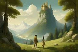 a couple left the kingdom and they lived at the foot of the mountain