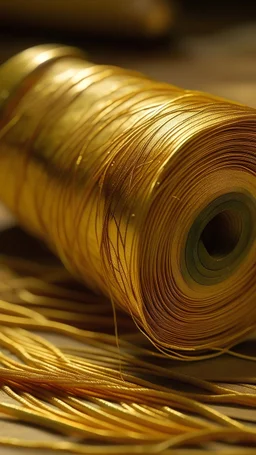 Unrolled golden thread