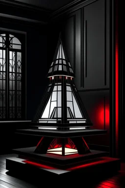 gaming table lamp inspired by palace, modern design,