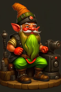 fantasy gnome mechanic