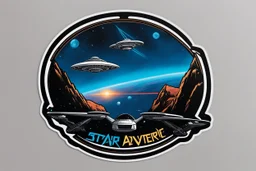 [sticker by Greg Smallwood] Star Trek adventure