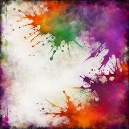 Hyper Realistic White, Purple, Orange, Red, Green & Maroon Multicolored Grungy-Textured-Background