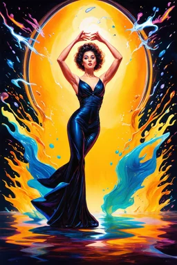 thoughts that dance like old magic; surreal stylistic symbolism with a splash of Art Deco