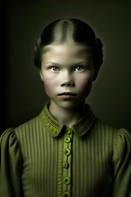Portrait of a beautiful girl by erwin Olaf