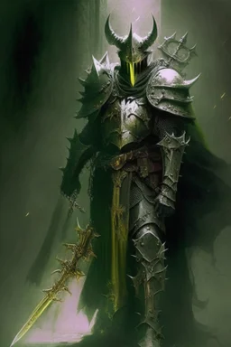 crusader holy light olive green dark medieval knight paladin crusades diablo demon dark ages templar devil