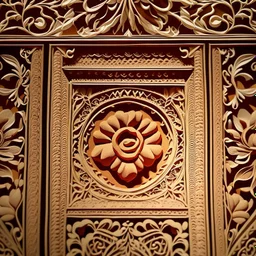 Most detailed intricate painting relief