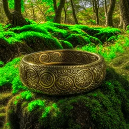 European pagan ringerike art with nature