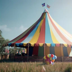 Ultra realistic circus scene. clown sweet man, waist up view, Wes Anderson style, happy, highly detailed, concept art, unreal engine 5, god rays, ray tracing, RTX, lumen lighting, ultra detail, volumetric lighting, 3d, finely drawn, high definition, high resolution.