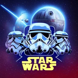 logo with only the letters 'STAR WARS'