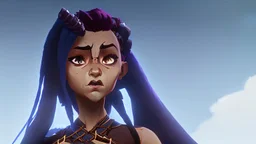 Vajra was diminutive, with brown skin, short black dreadlocks, and indigo blue eyes. She was quite young