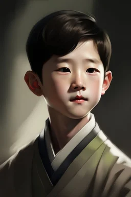 Portrait of a future Korean actor
