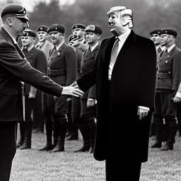 Trump playing tag with hitler