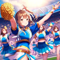 Clear focus,High resolution,High quality, Cheerleader