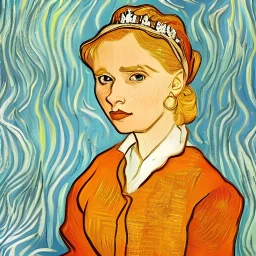 Princesa rubia por Van Gogh