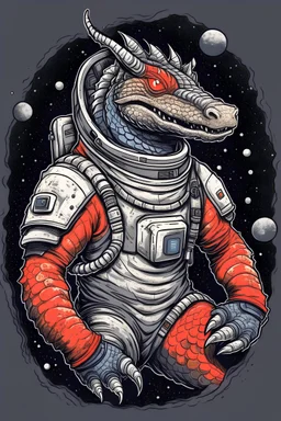 dragon in a spacesuit