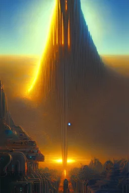 being of light technology, futuristic, tim hildebrandt, bruce pennington, donato giancola, trending on artstation, cinematic composition, beautiful lighting, hyper detailed, 8 k, oil on canvas