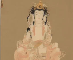 Female bodhisattva, Meiji period art