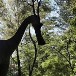 brachiosaurus eating leaves