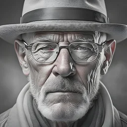 Photoreal Walter "Heisenberg" White by Lee Jeffries