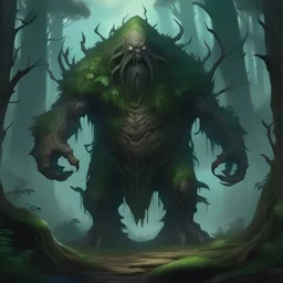 corrupted giant forest spirit