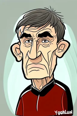 yourgen club German football coach r cartoon 2d