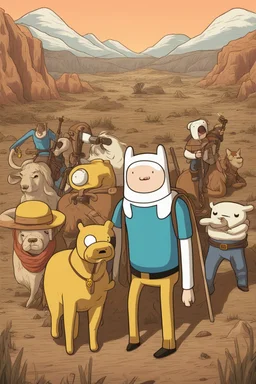 Adventure time but it’s Hyper Realistic and in the style of RDR2