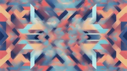 digital glitch pattern snowflake geometric abstraction by per kirkeby