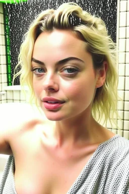 Margot Robbie showering